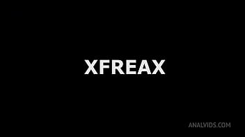 XfreaX, Megan Venturi & Dalila Dark, Anal Fisting, ATOGM, Rough Sex, Gapes, Squirt Drink, Creampie Swallow XF071